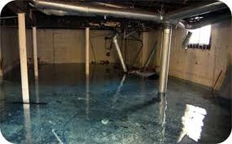 completely flooded basement