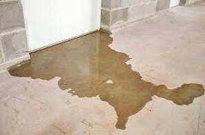 water on basement floor