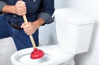plumber with plunger